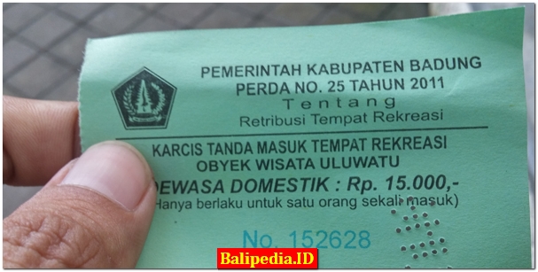 Tiket Masuk Uluwatu Bali