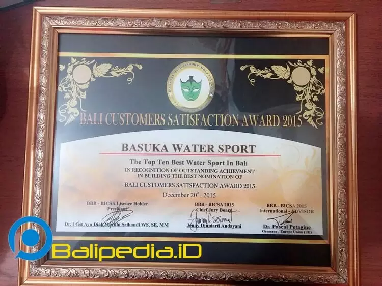 Bali Best Brand & BICSA 2015 watersport