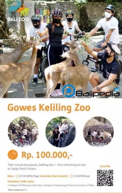 Gowes di Bali Zoo
