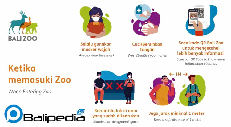 Protokol Kesehatan Covid 19 di Bali Zoo